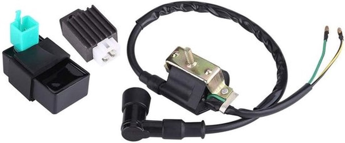 Ontstekingsspoel en CDI-regelaar voor trailfietsen, dirtbikes, quads en ATV's - Inclusief regulator-rectifier en betrouwbare prestaties