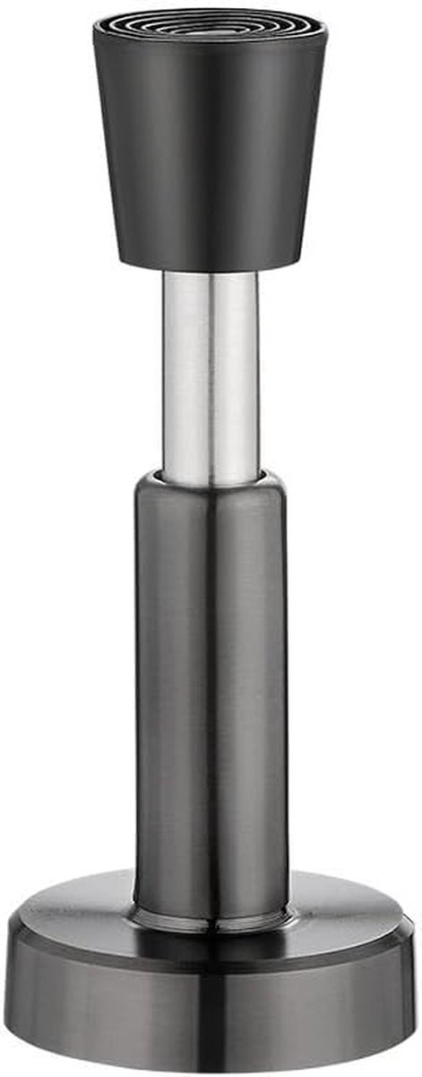 Deurstopper - Deurdemper Deurbeveiliger - Muren Beschermen - Hydraulische Damping - 15x15x15 cm - Zwart