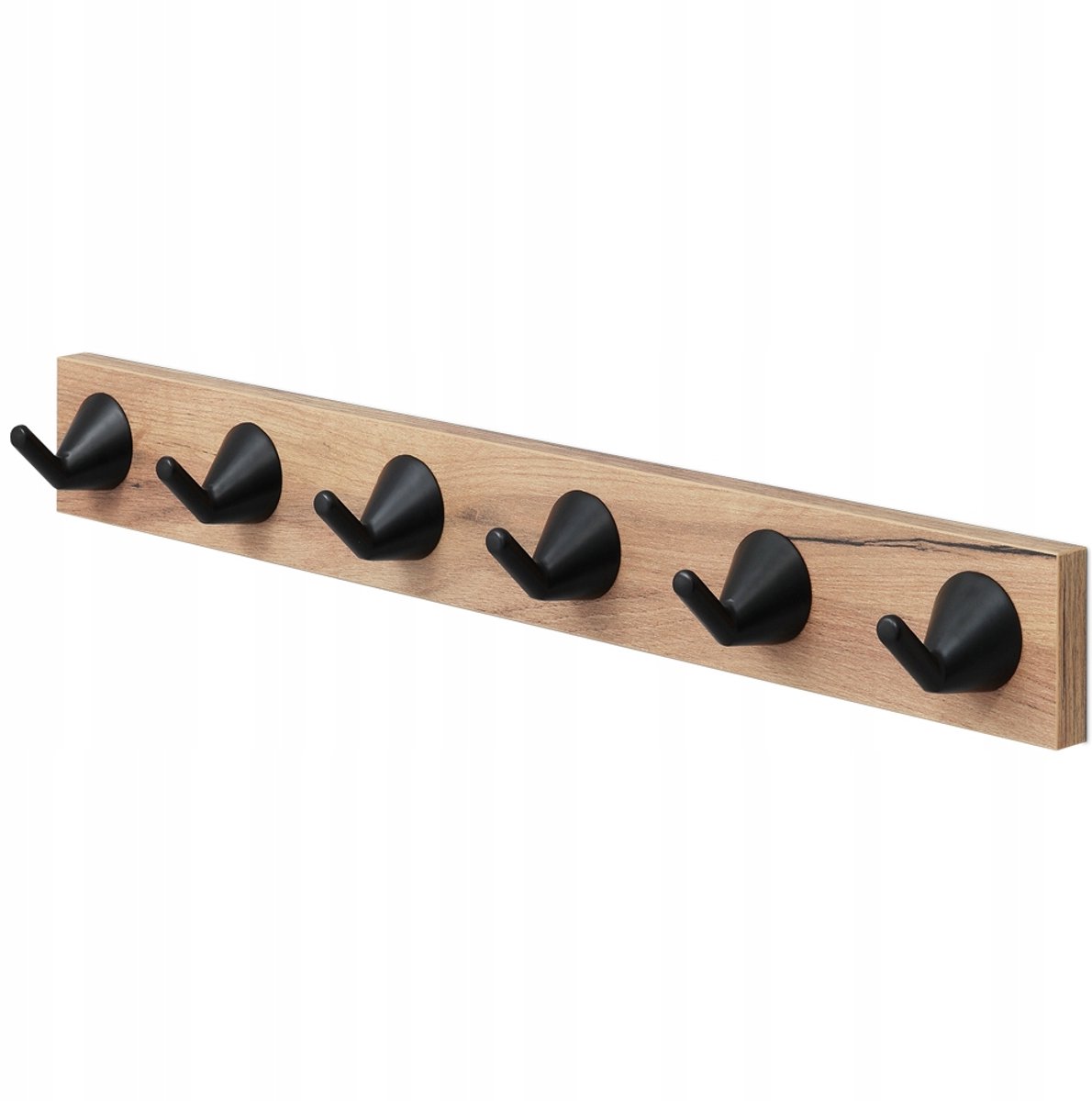 Wandkapstok Loft met 6 Haken - Goud Eiken
