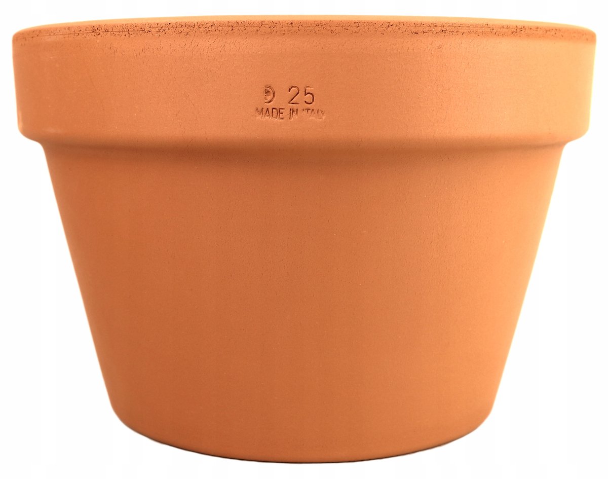 Merloos Keramiek Terracotta Pot - D25cm - Klassiek Italiaans Design