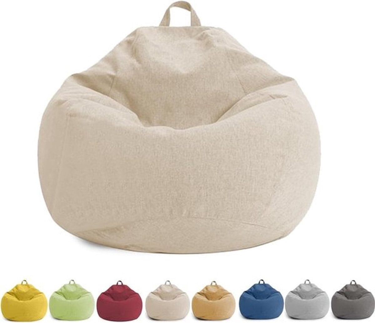 Zitzak voor Kinderen en Volwassenen - Zitzakhoes zonder Vulling, 100 x 120 cm, Perfecte Lounge Stoel voor Slaapkamer, Kantoor en Woonkamer