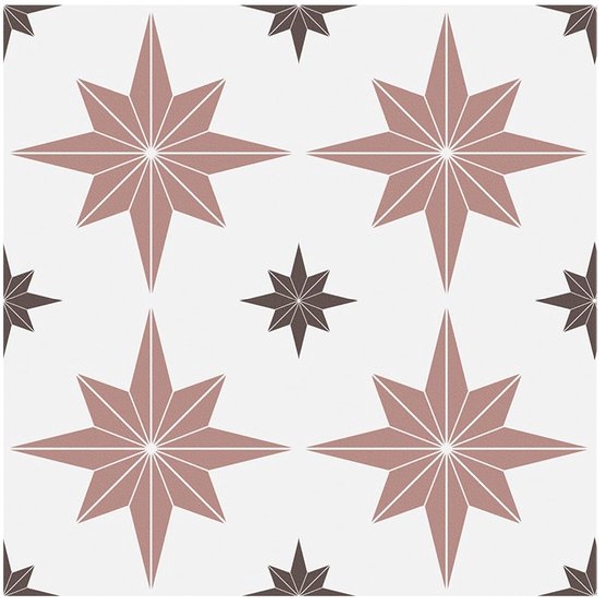 Vloerstickers 30 x 30 cm - Zelfklevend - Waterdicht - Vervangbare - Matte Film - Portugese Tegelpatroon - Vloertegels