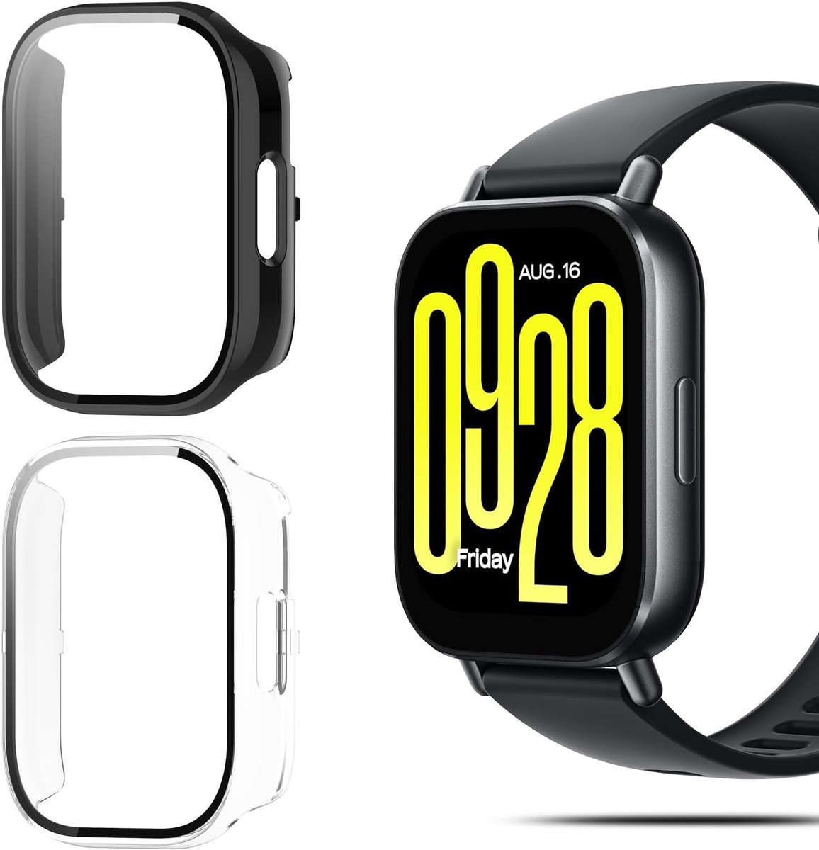 Solidchoice - Beschermhoes voor Smartwatch met Displaybescherming