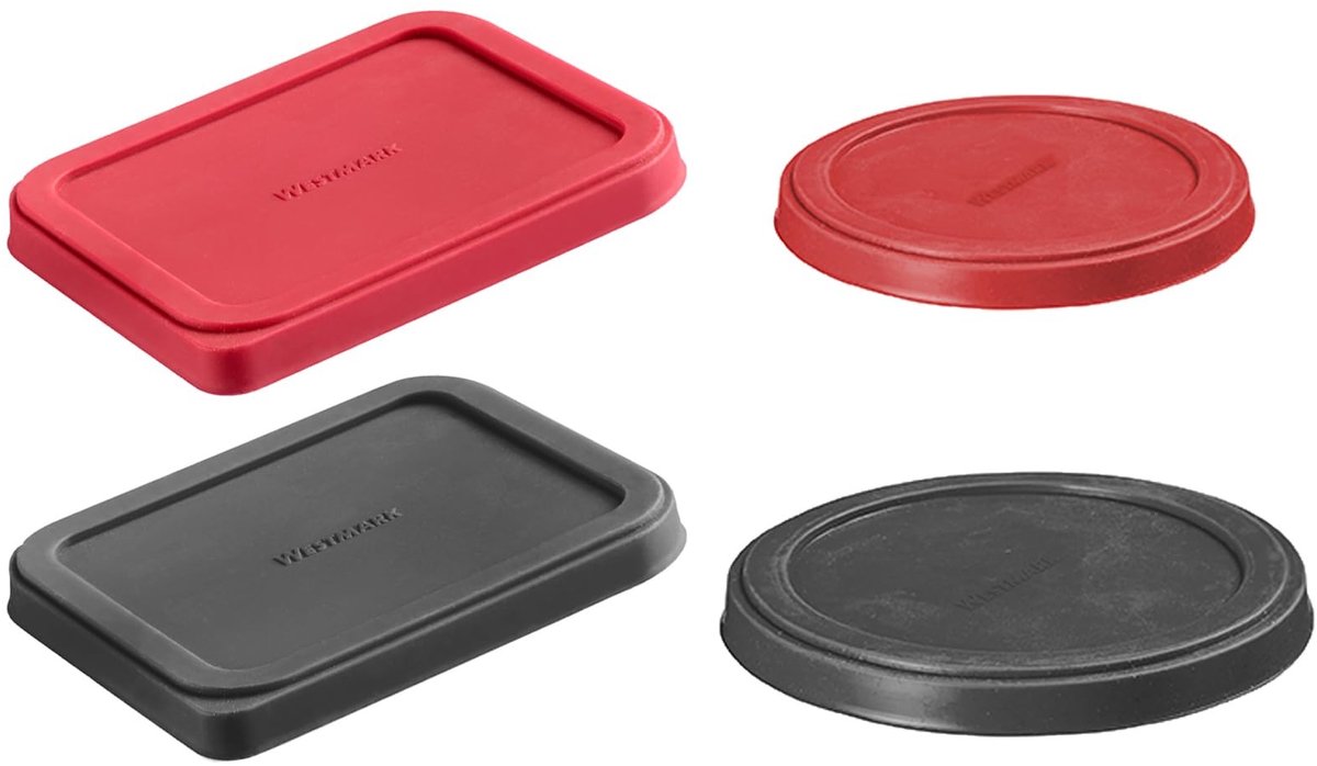 Solidchoice - Set van 4 Herbruikbare Siliconen Vershouddeksels