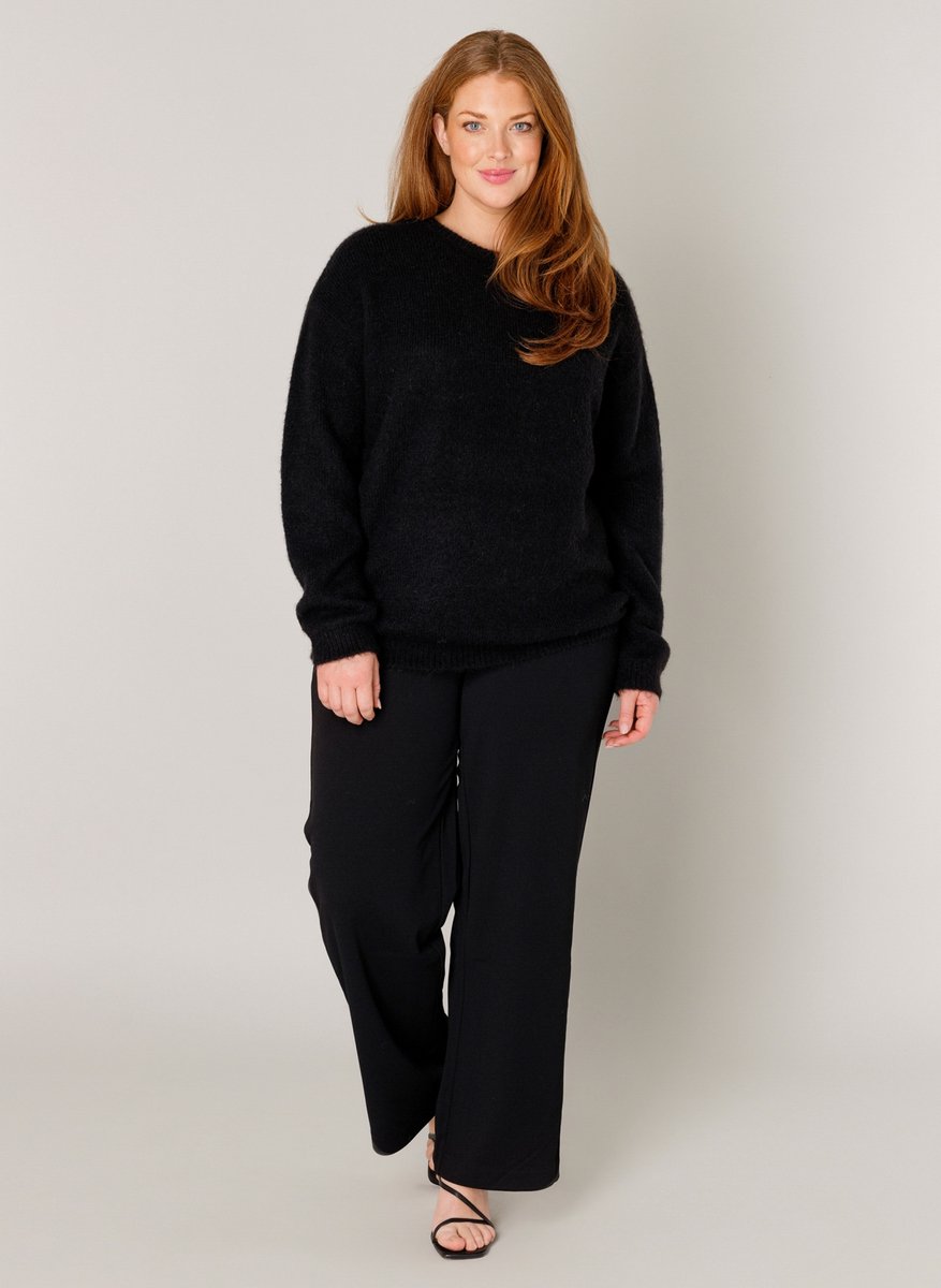 BASE LEVEL CURVY Yanara Tops - Black - maat 2(50)