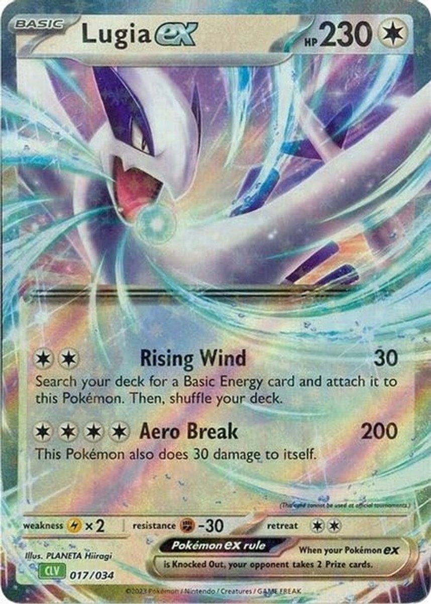 Solidchoice - Jumbo Ruilkaart Lugia ex 017/034 Classic