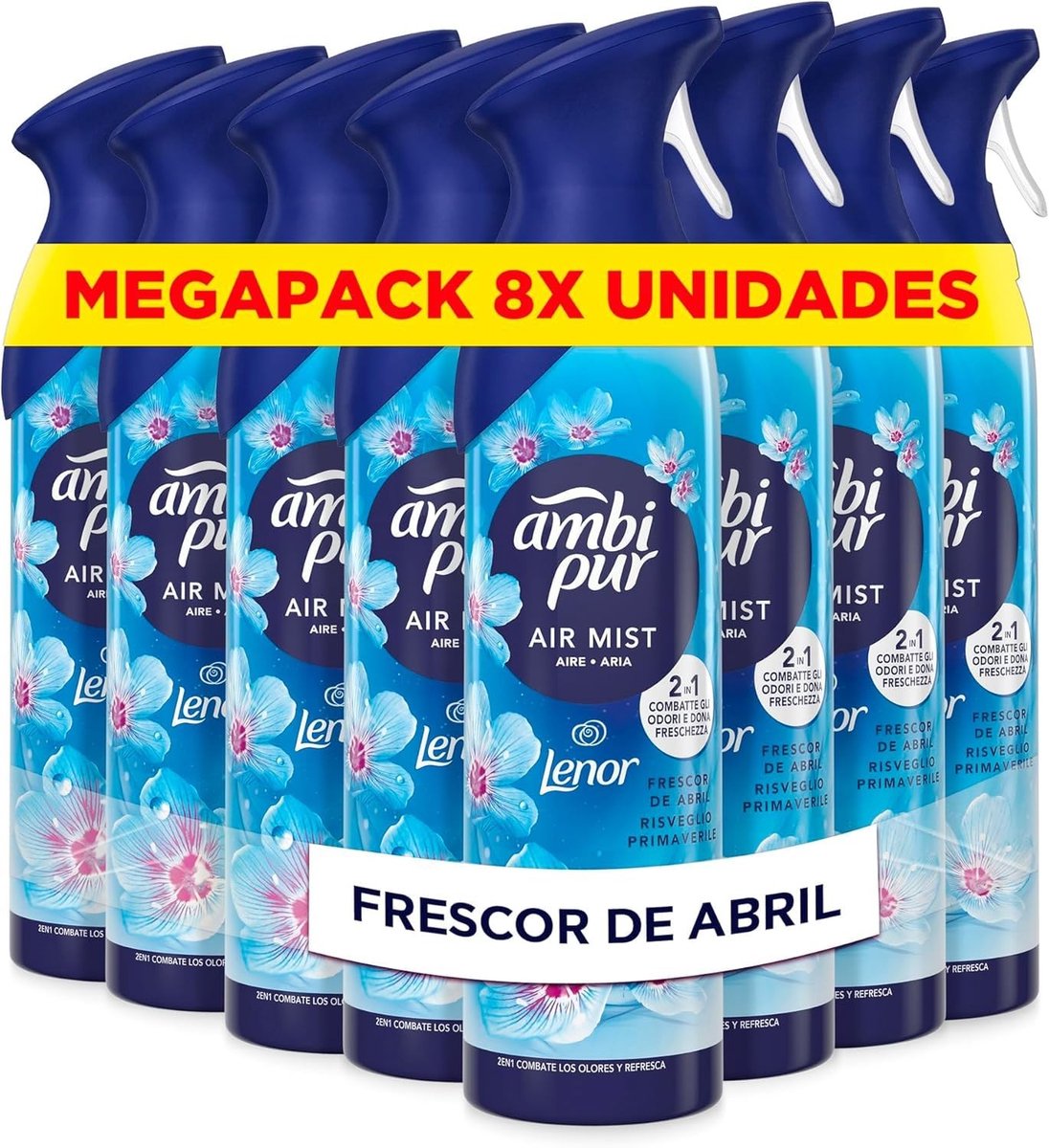 Solidchoice - Lente Luchtverfrisser Spray - 185 ml x 8