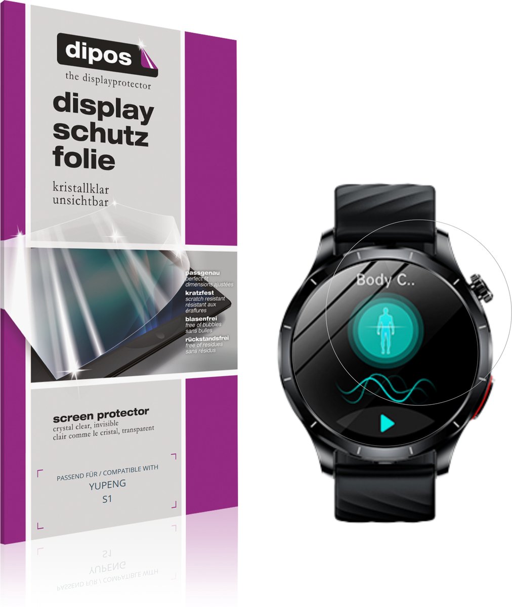 dipos – 6x Beschermfolie geschikt voor YUPENG S1 | Krasbestendige & heldere Screenprotector Ultra-Thin