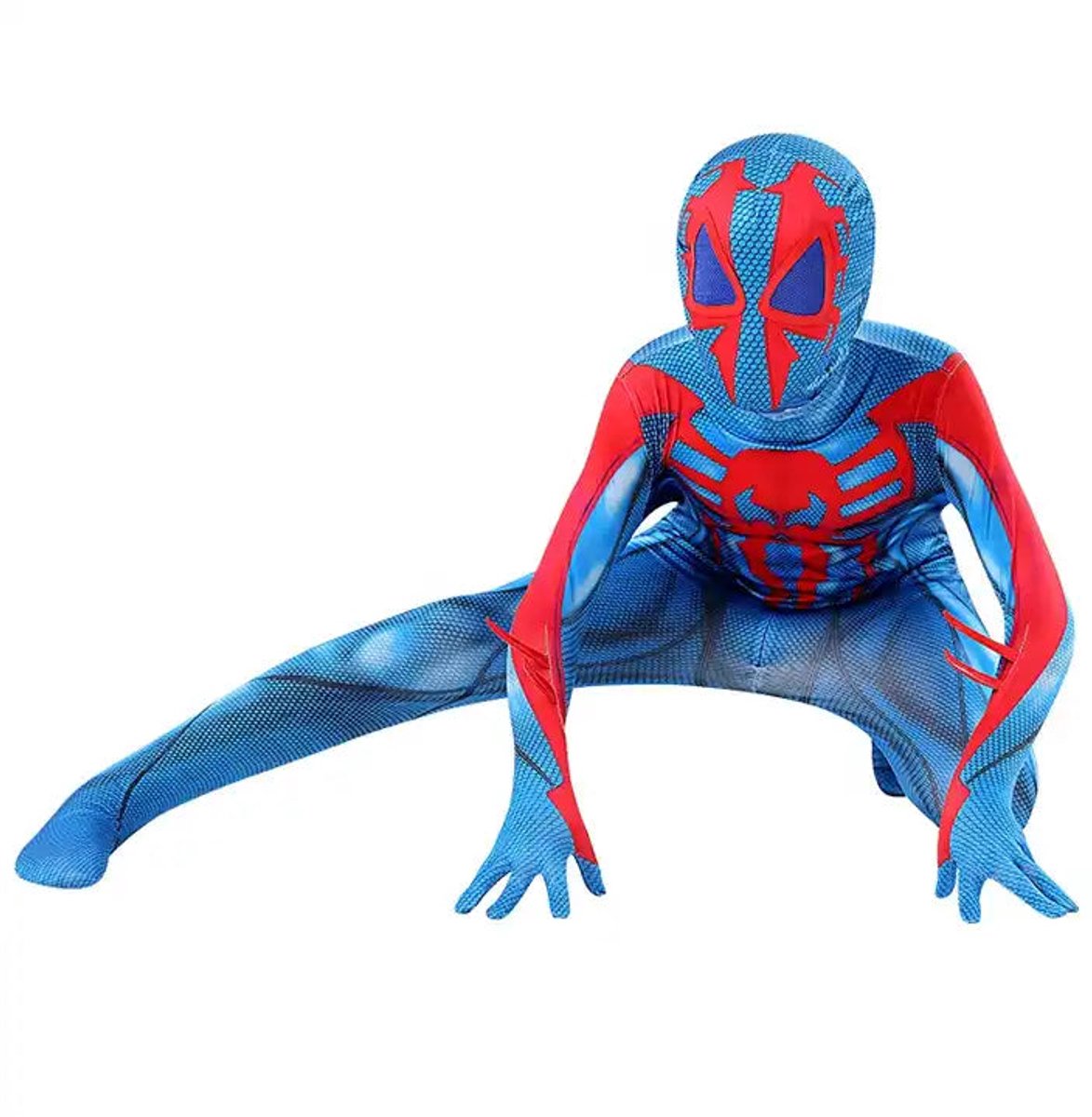 Spider-Man 2099 | eindbaas | Kostuum | 140 (8/9 Jaar) | Verkleedkleding | Superhelden