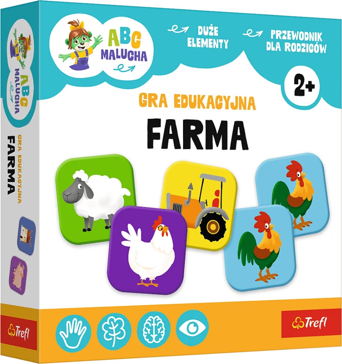 Lernspiel Bauernhof Abc Für Kleinkinder Treflik-familie Trefl 02909