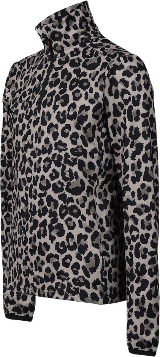 Brunotti Rodiky-Print Snow Fleece Meisjes – Fleece Vest Wintersport Kleding Lichtgewicht Fleece Tussenlaag 164 1300 Wild Thing Fungi