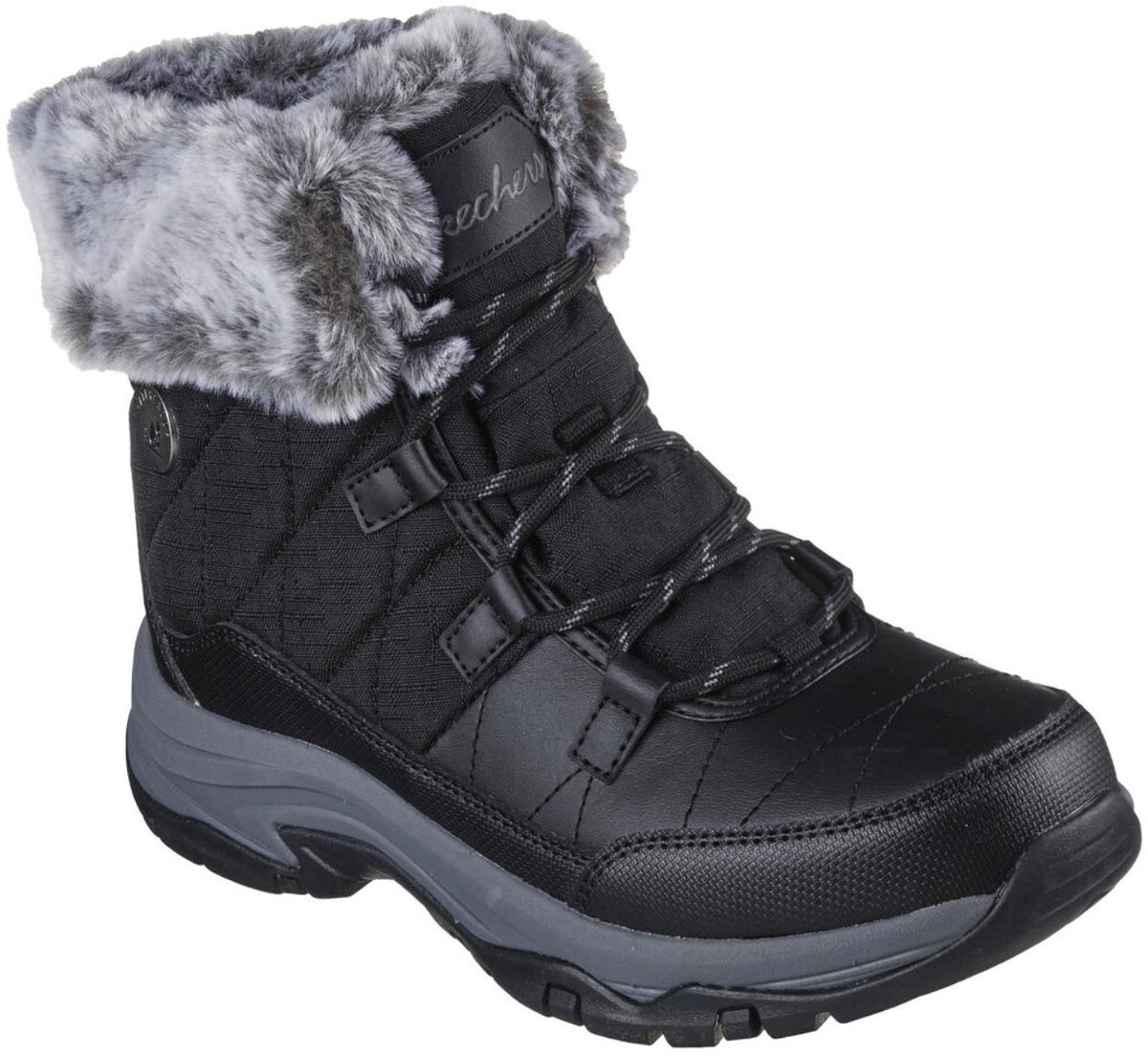 SKECHERS TREGO-WINTER FEELI, 167431-BLK, Female, Black Skechers winterlaarzen dames zwart maat 39.5 EU