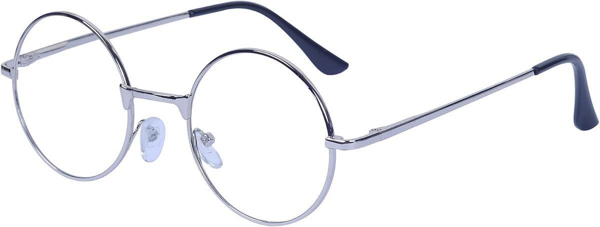 Reading Glasses Men Women Round Vintage Metal Frame + Glasses Strap - ShopVlot