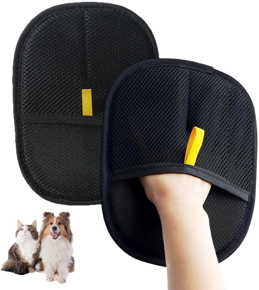 Solidchoice - 2 Stuks Ontharingshandschoenen voor Dierenhaar Verwijderen