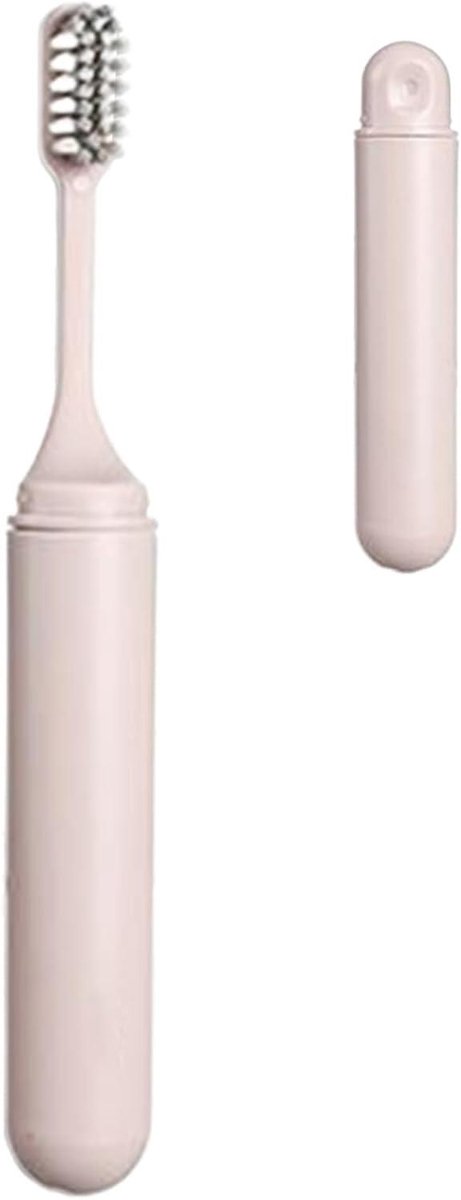 Opvouwbare Tandenborstel - Reis Tandenborstel - Compacte Verzorging - Afneembare Kop - 18 cm - Blauw