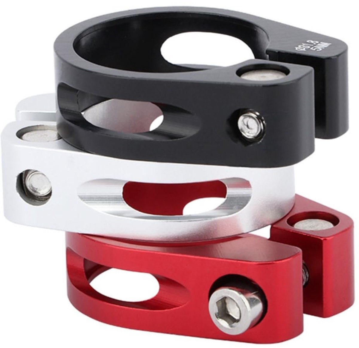 Solidchoice - Aluminium Zadelklem voor Fietsen, 34.9 mm