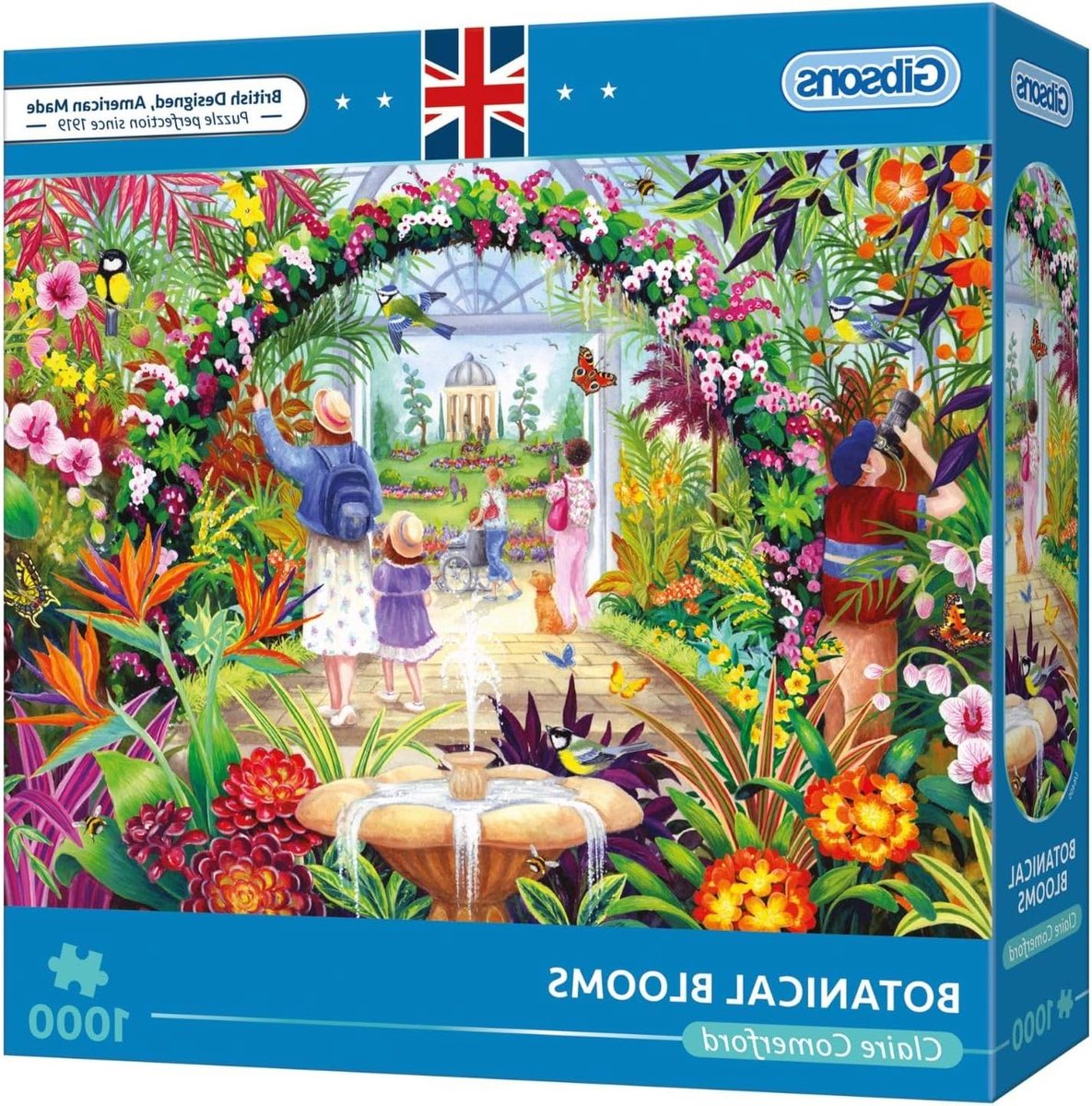Legpuzzel - Bloemenpuzzel - Ontspannen Tijdverdrijf - Gedetailleerd Botanisch Ontwerp - 1000 Stukjes - Meerkleurig