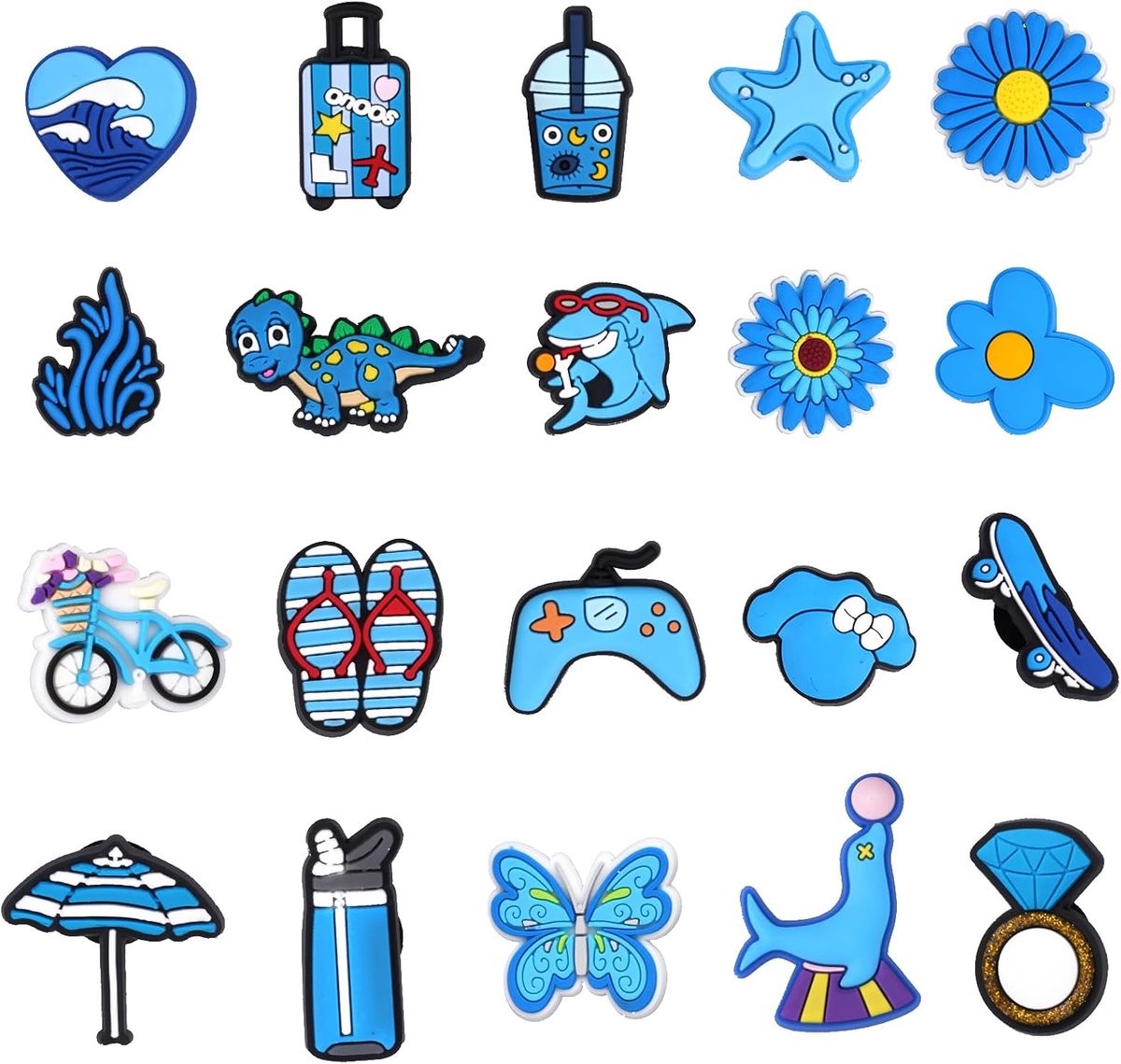 AUAUY Shoe Charms for Clog, Shoe Decorations for Girls, Boys, Shoe Charms Accessories, Cute Cartoon Charms for Kids - ShopVlot