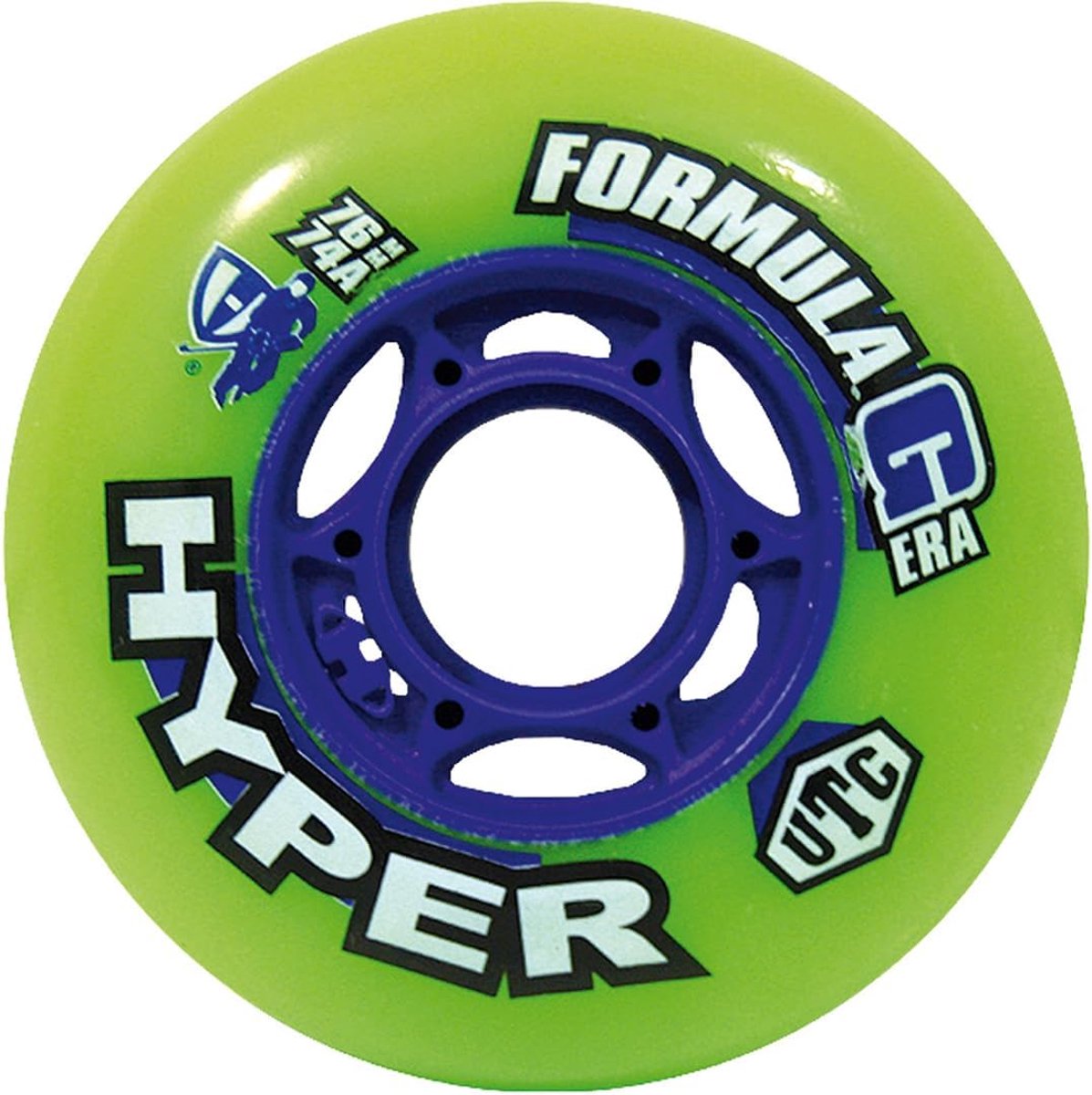 HYPER Des P. Hock Ind FG Era68-74A 4Ud Hockey and Roller Skates on Wheels, unisex, Adults, Green, 68mm/74A - ShopVlot