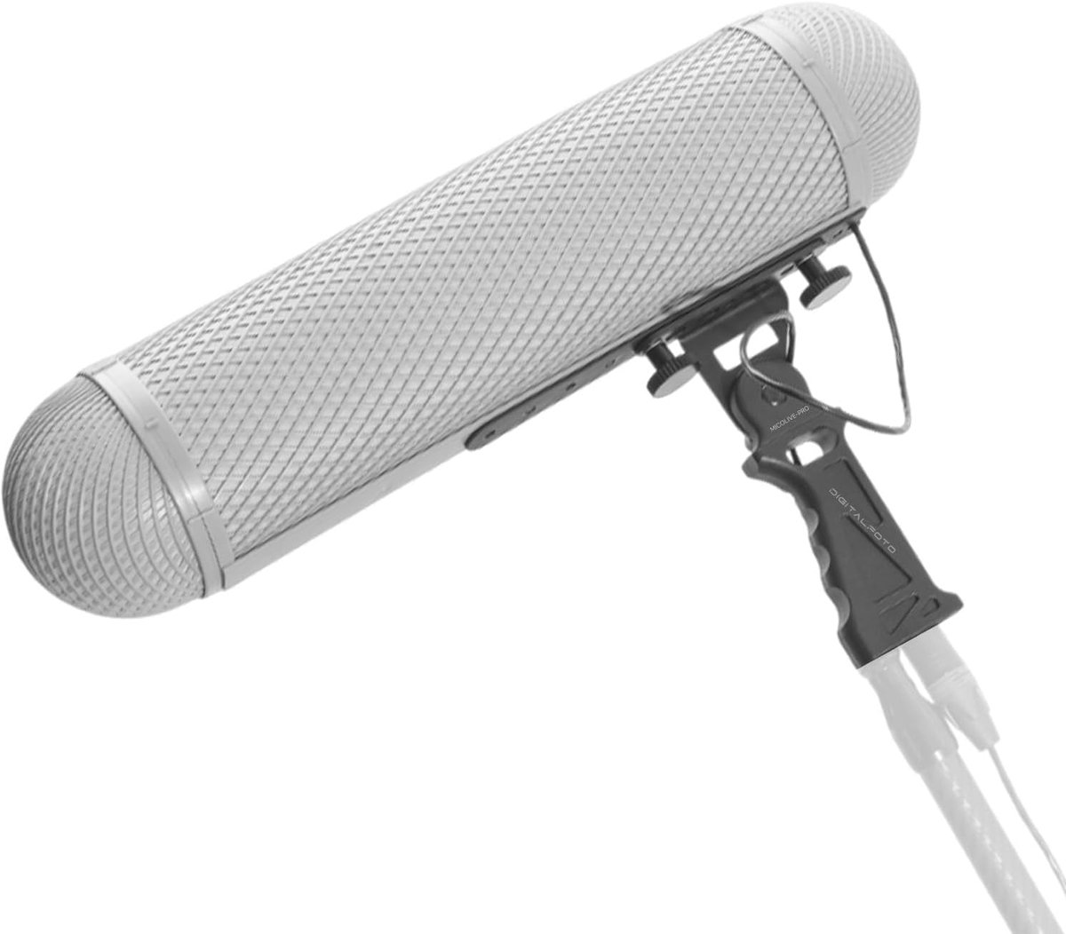 DF DIGITALFOTO Professional Mic Blimp Windschield and Shock Mount System with Dead Cat, Compatible with Red NTG - ShopVlot