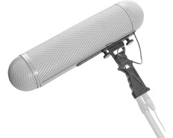 DF DIGITALFOTO Professional Mic Blimp Windschield and Shock Mount System with Dead Cat, Compatible with Red NTG - ShopVlot