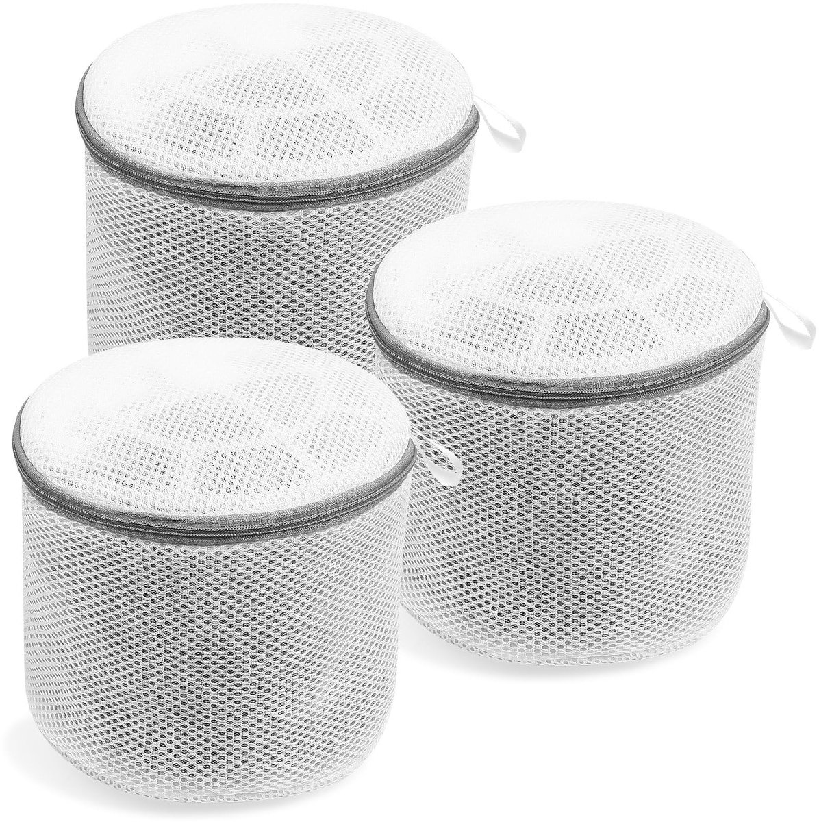 Solidchoice - Set van 3 Waszakken voor de Wasmachine met Rits