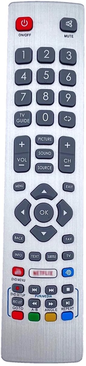 Solidchoice - Vervangingsafstandsbediening voor Sharp TV zonder Programmering