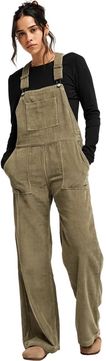 Roxy Trailblazer Oversize Overall Groen XS Vrouw