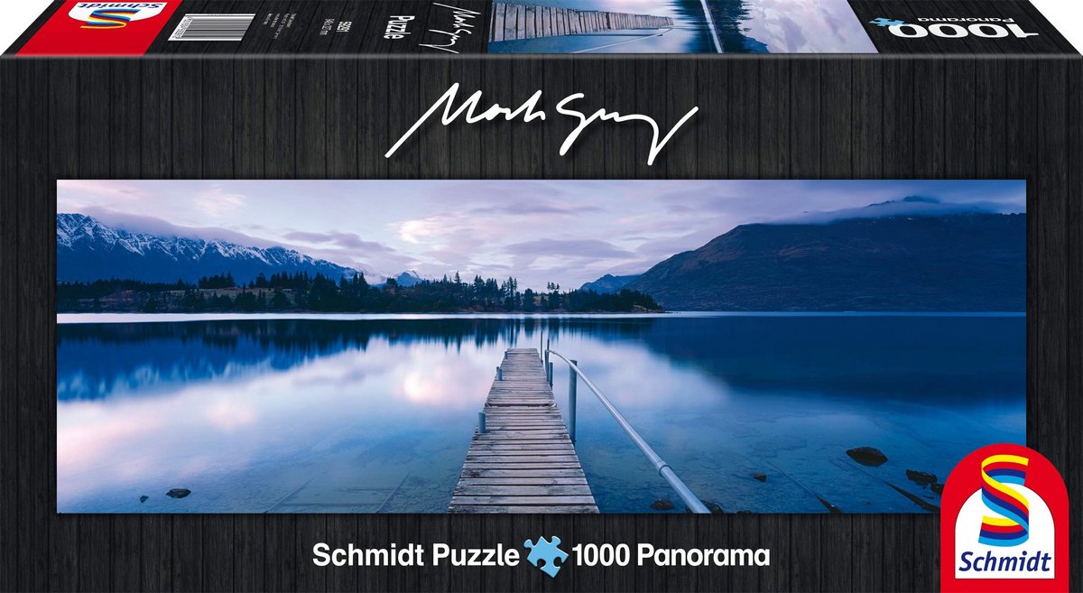 Solidchoice - Panoramapuzzle Lake Wakatipu, Nieuw-Zeeland - 1000 Stukken