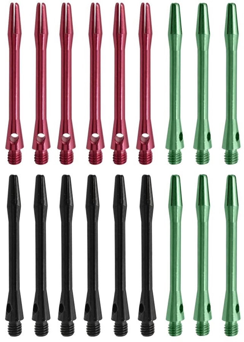 Solidchoice - Aluminium Darts Shafts Set van 18 Stuks