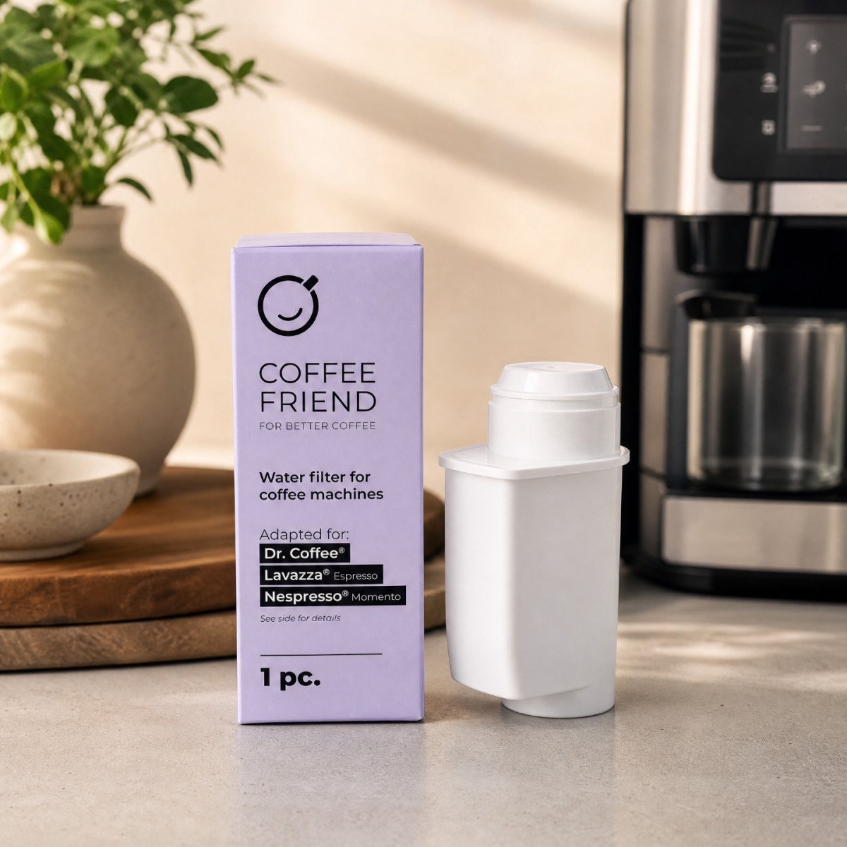 Waterfilter Coffee Friend voor SORSO / Dr. Coffee C11, H1, H2 koffiemachines