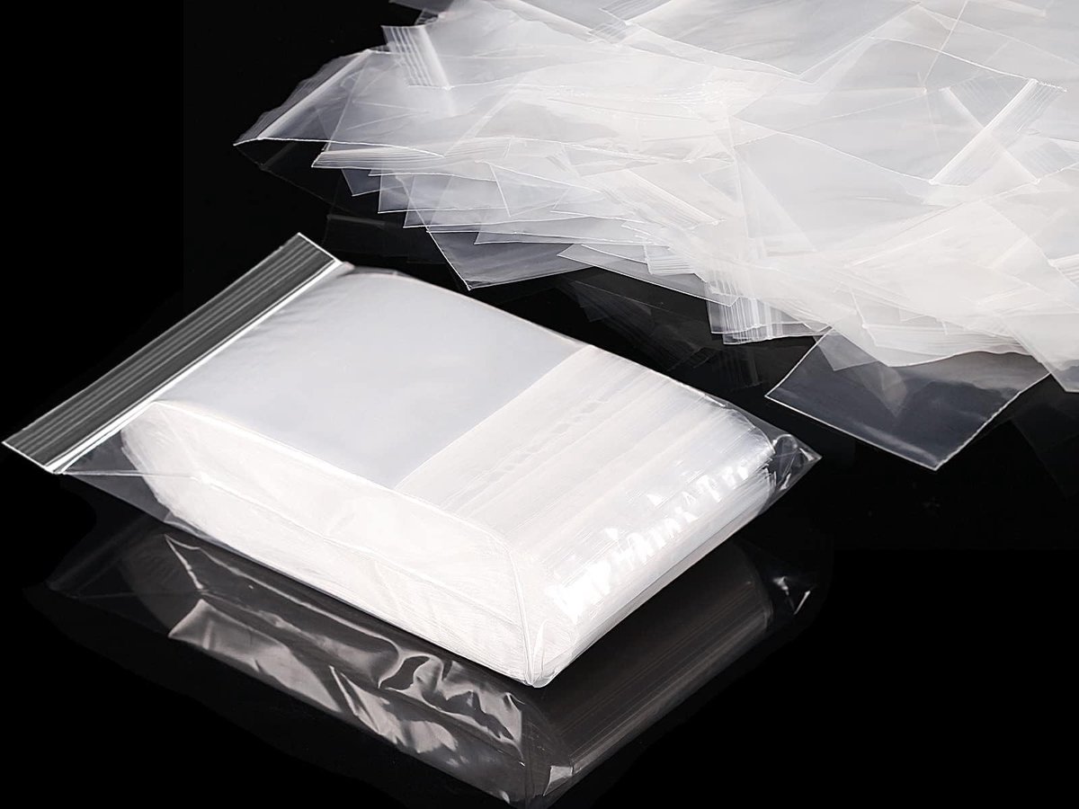 Solidchoice - 200 Stuks Hersluitbare Plastic Zakjes 10 x 7 cm