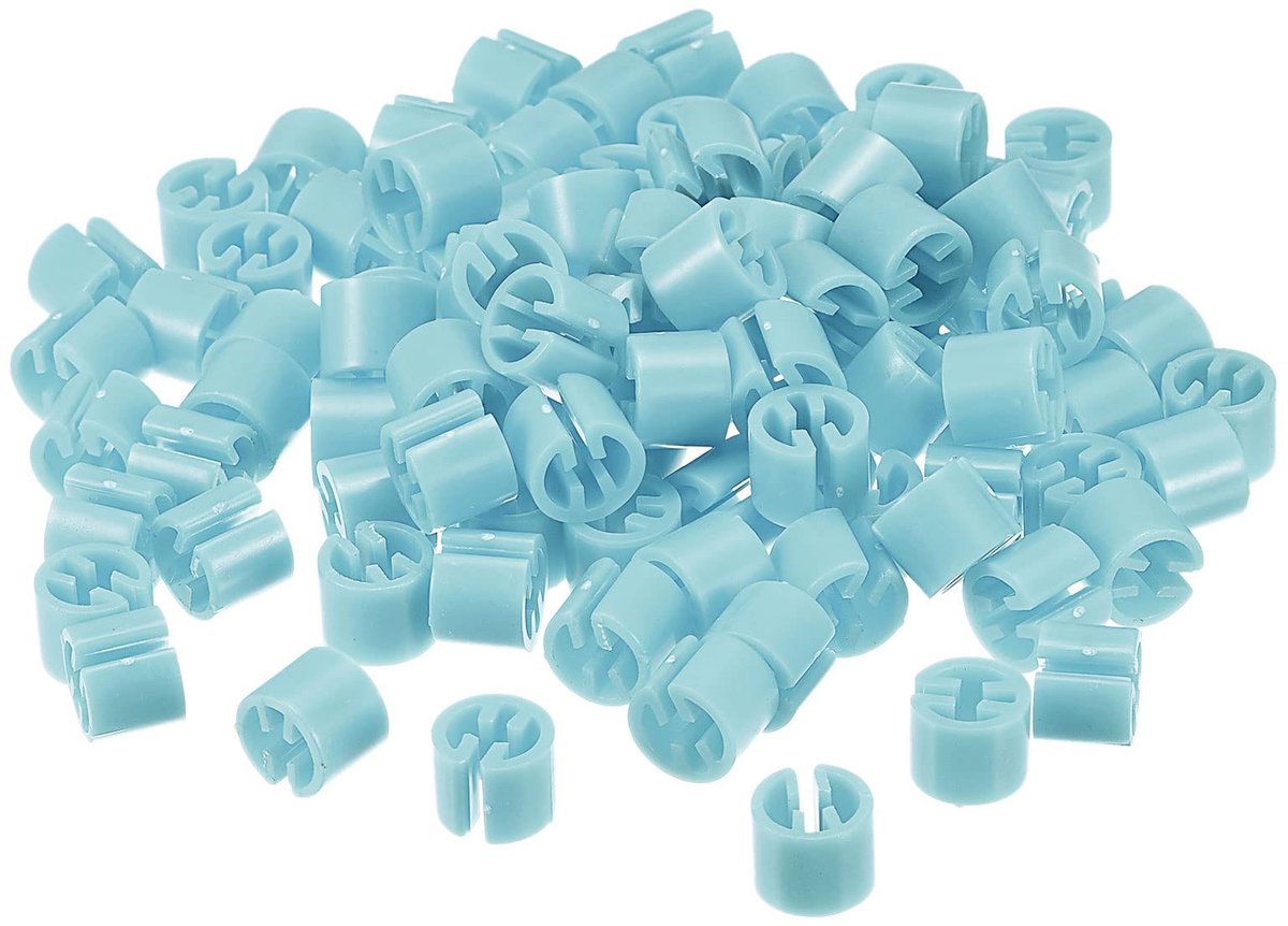 Solidchoice - Set van 100 Kledinghangers voor Kleurcodering