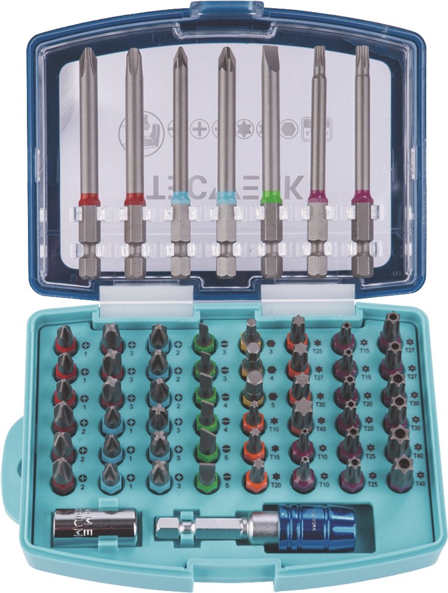 Bitsortiment 57-deligSleuf/PH/PZD/TX/TX-BO/6Kt.TECWERK