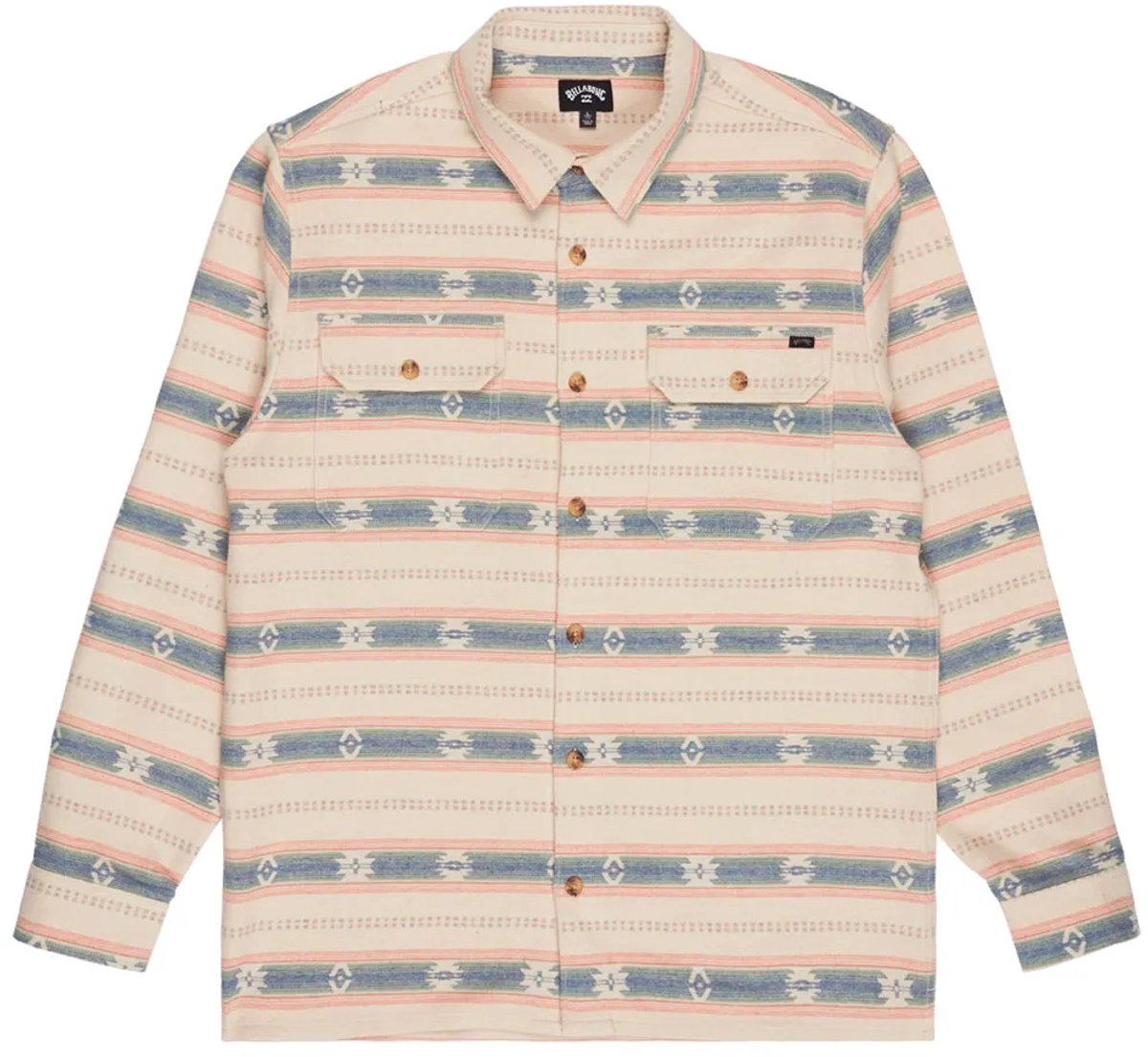 Billabong Offshore Overhemd Met Lange Mouwen Beige S Man