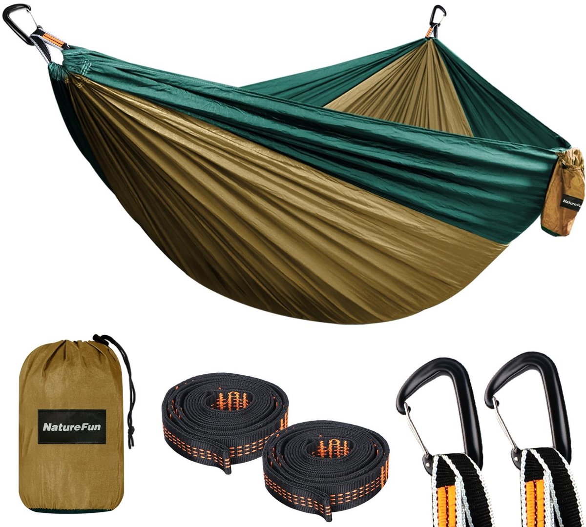 Solidchoice - Ultralichte Camping Hammock - Tot 300 kg - Ademend en Sneldrogend