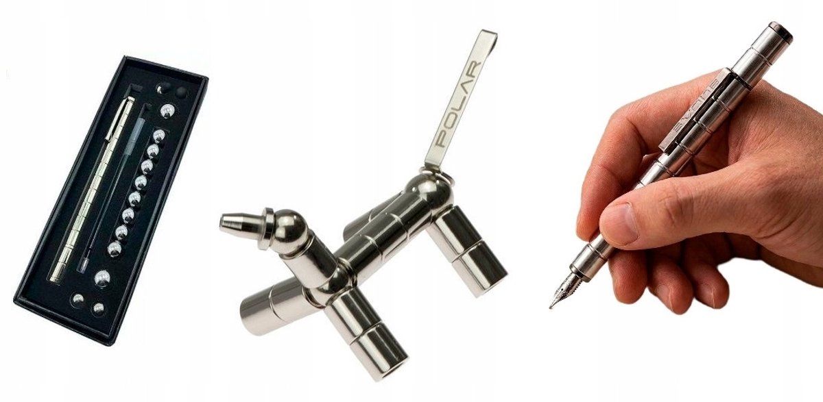 Polar Pen Magnetische pen - Antistressgadget en stylus 2-in-1
