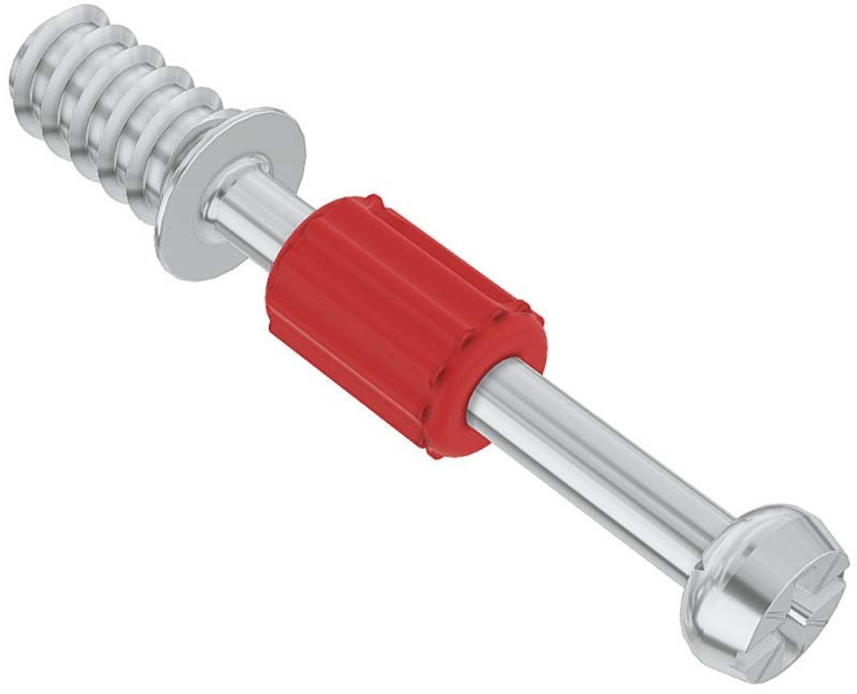 50 x Deuvel Cam Bout Moer Meubels Connector Lengte 28mm/39mm