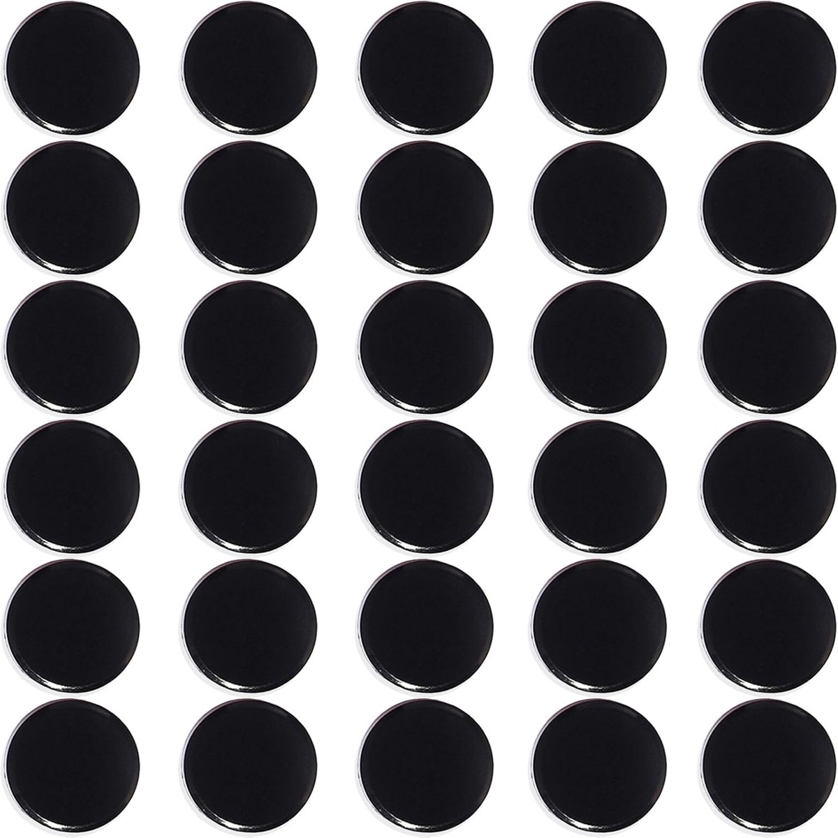 Magneten voor magneetbord, koelkastmagneten, whiteboard, kleine ronde decoratieve magneten, sterk voor kluisjes (blackmagnet)