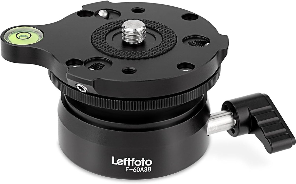Statiefplaat 360 graden rotatie - +15° kanteling - compatibel met DSLR camcorders - perfect voor stabiele opnames - ShopVlot