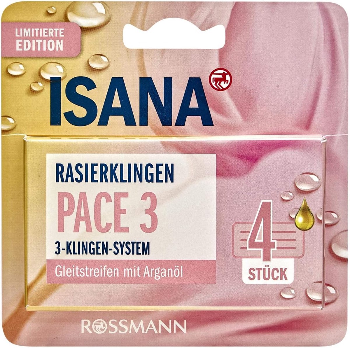 Scheermesjes voor dames 4 stuks - 3-bladensysteem - glijstrips met arganolie - voor een zachte huid - ShopVlot