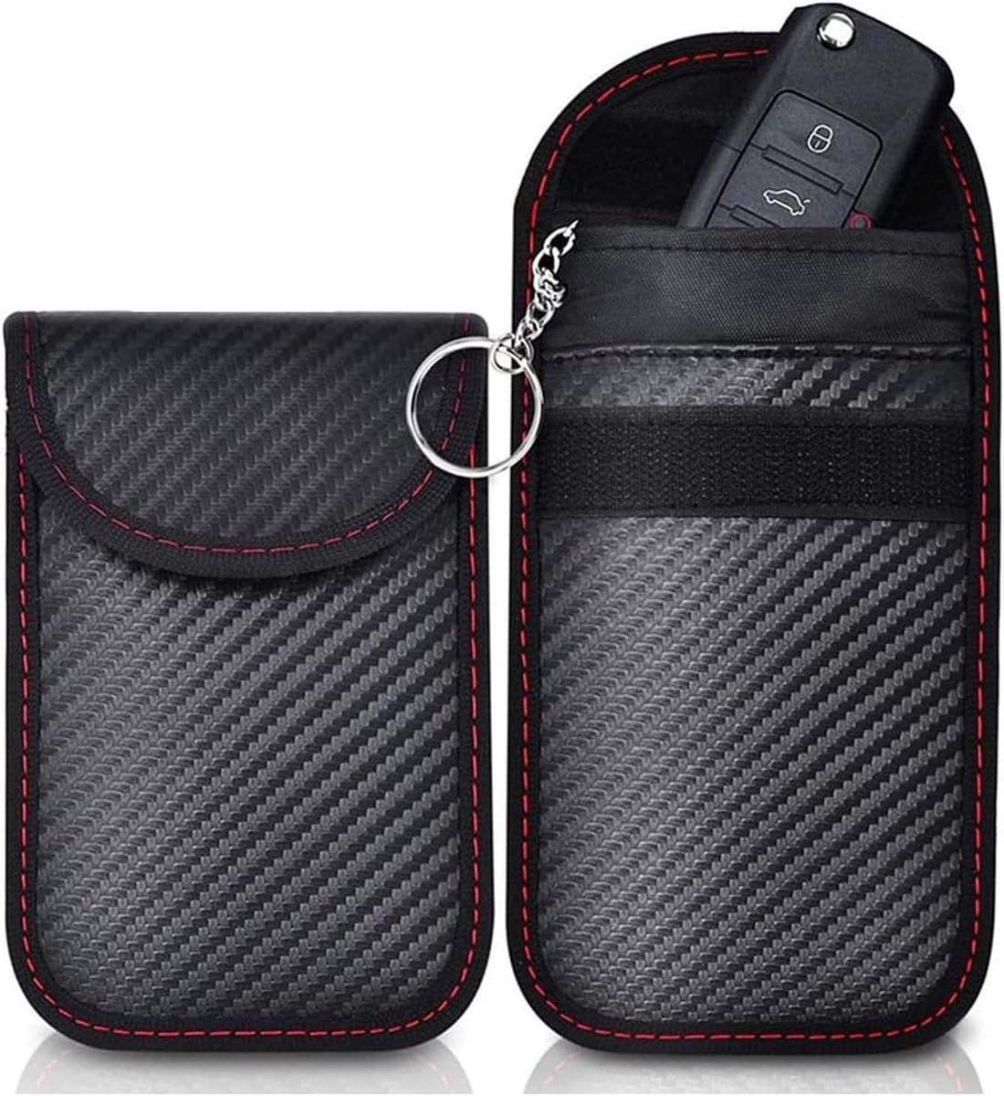 Faraday-hoesjes voor autosleutels - RFID-afscherming - signaalblokkering - bescherming tegen autodiefstal - ShopVlot