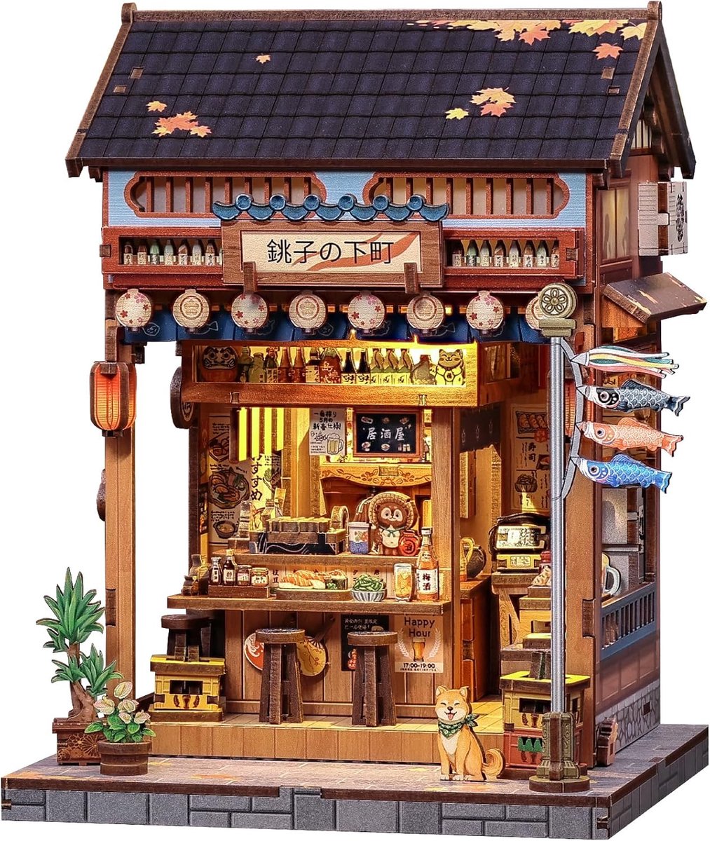 Boeknook kit voor volwassenen - 3D houten puzzel - DIY miniatuurhuis - unieke boekdecoratie - ShopVlot