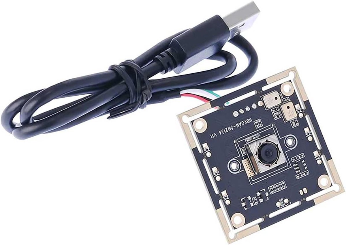 For Raspberry Pi High-Definition HD OV5693 USB Camera 5MP 120° Anto Focus Built-in Microphone Compatible with Win - ShopVlot