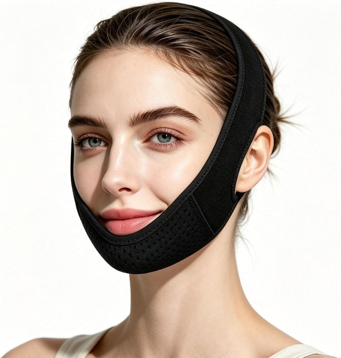 Wiederverwendbares V-Gesichtsband With Ergonomischem Design, Face-Lifting, Doppelkinn Entferner, Verstellbar, 360° - ShopVlot