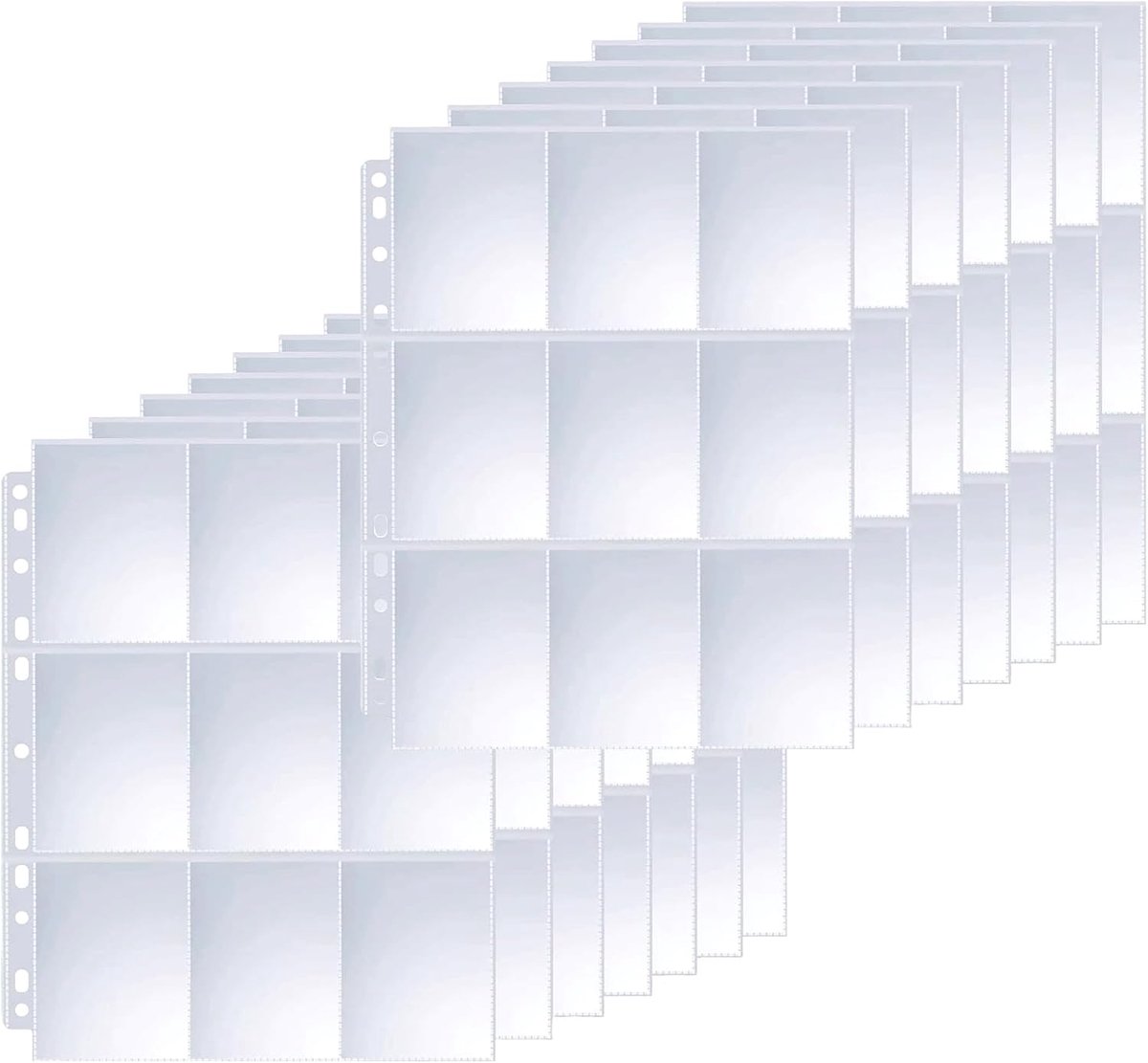 Verzamelkaartenhoesjes 360 Compartimenten - Dubbelzijdige Transparante Ringboeken - Ideaal voor Speelkaarten - SnelShoppen