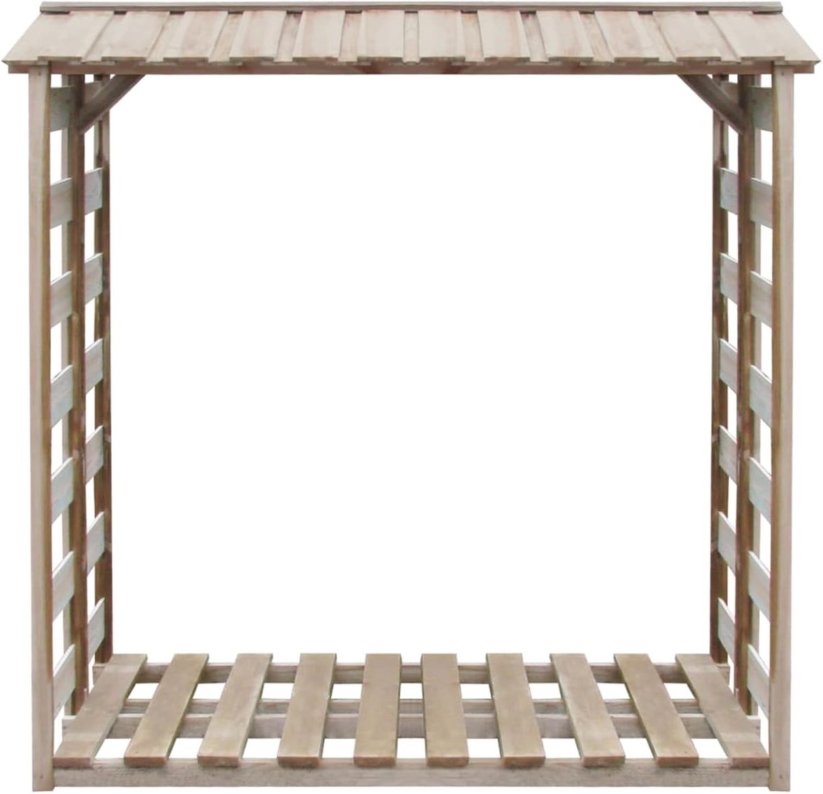 Houthok - Houtopslag - Tuin opslag - Rotbestendig hout - 150x90x176cm - Groen