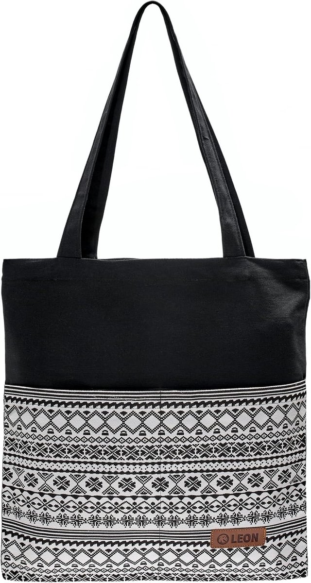 Tote bag shopping bag - robuust en duurzaam - voor dagelijks gebruik - SnelShoppen