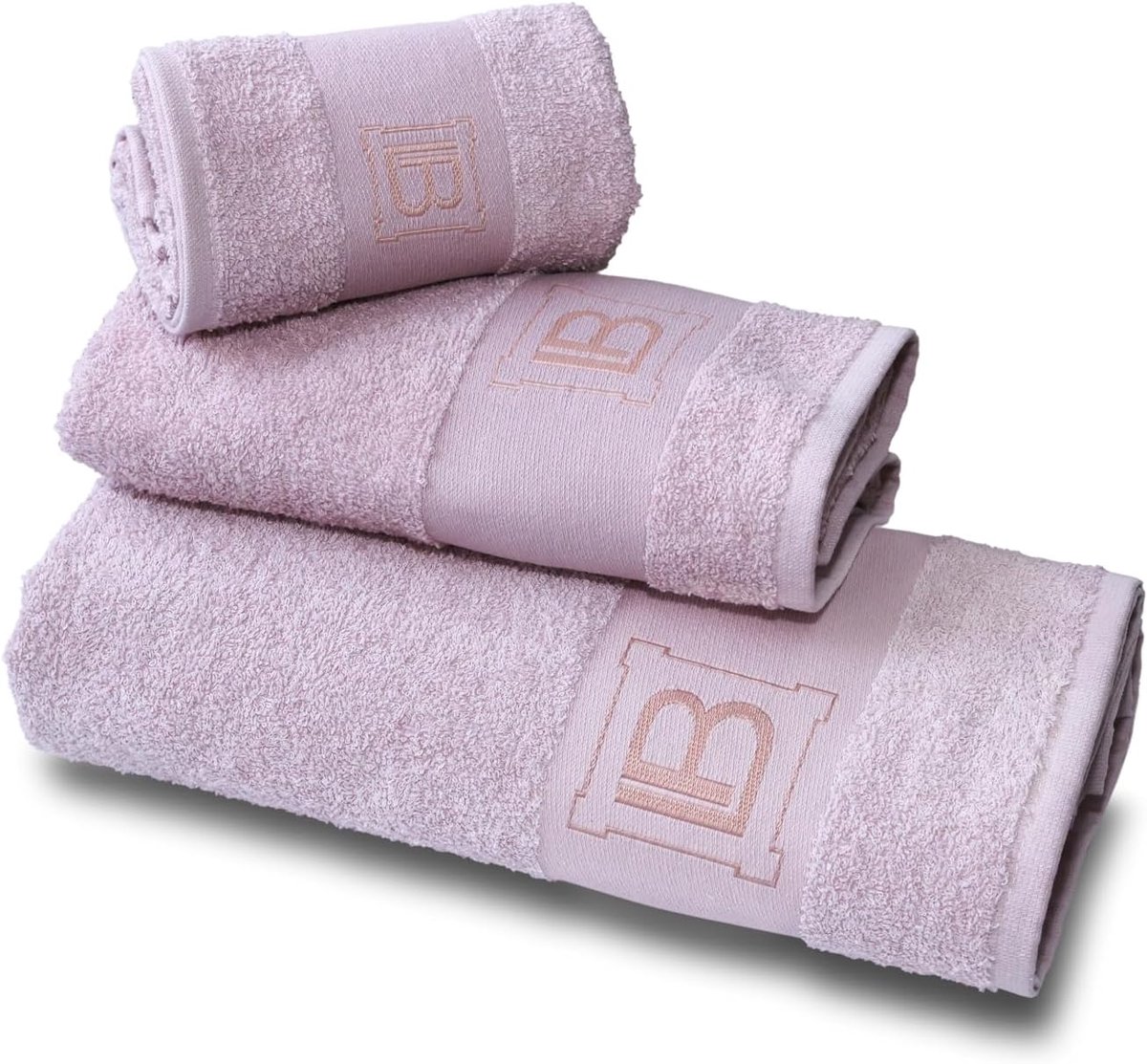 Handdoeken set 3-delig - 100% katoen - zachte badhanddoek, gezichtsdoek en gastendoek - SnelShoppen