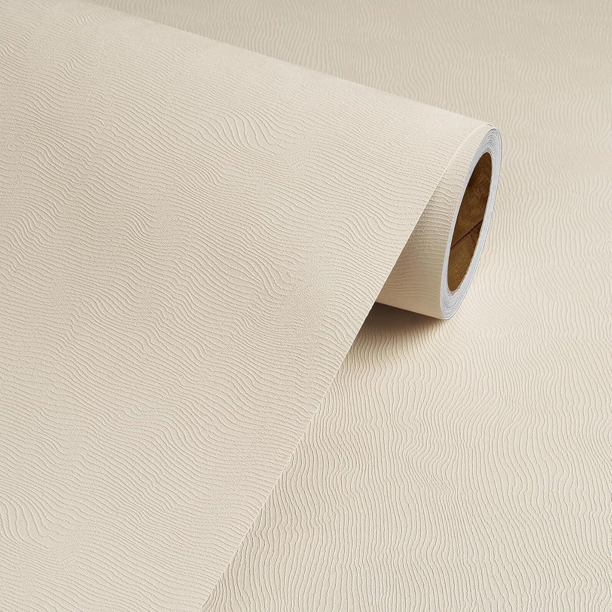 Zelfklevend behang beige - Textuur 40CMx2M - Wasbaar en duurzaam - Ideaal voor meubels en muren - SnelShoppen